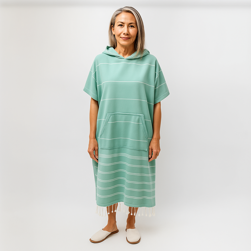 Quick-Dry Poncho Hoodie