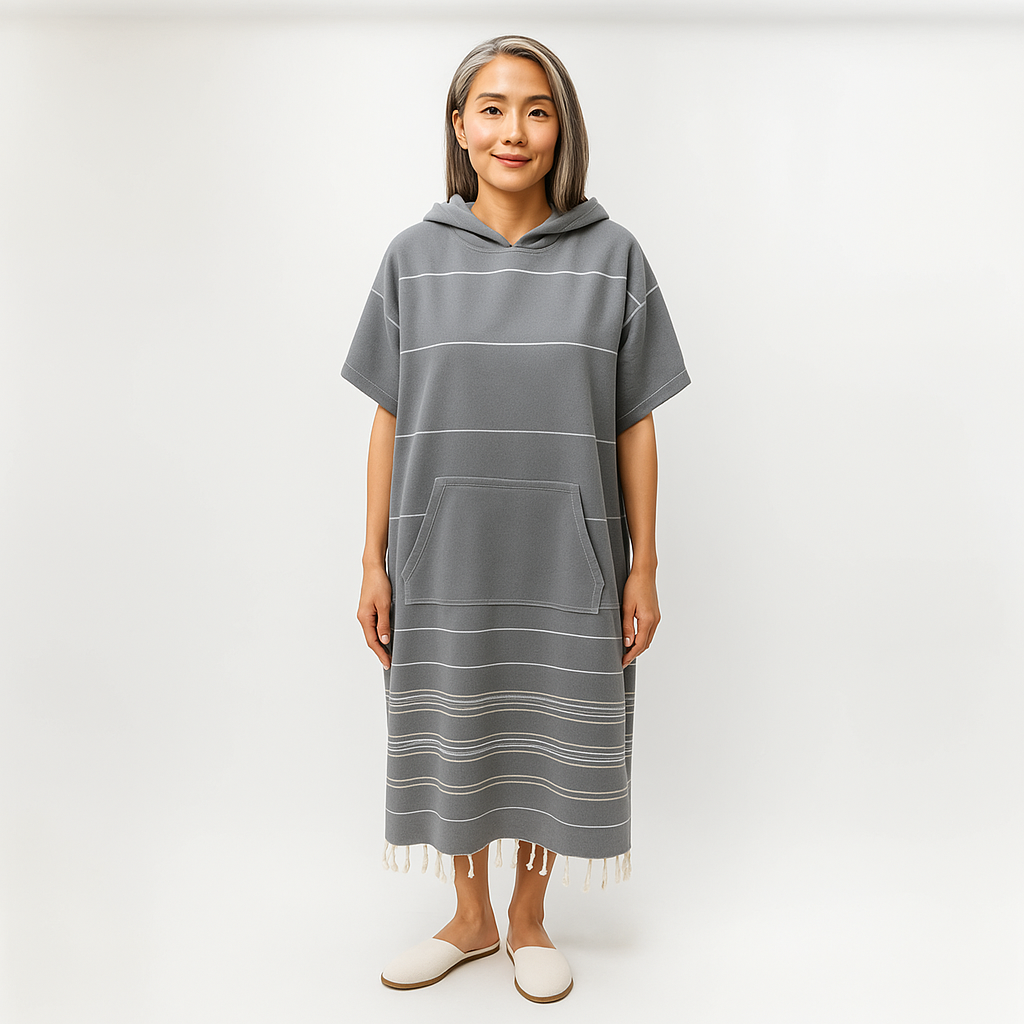 Quick-Dry Poncho Hoodie