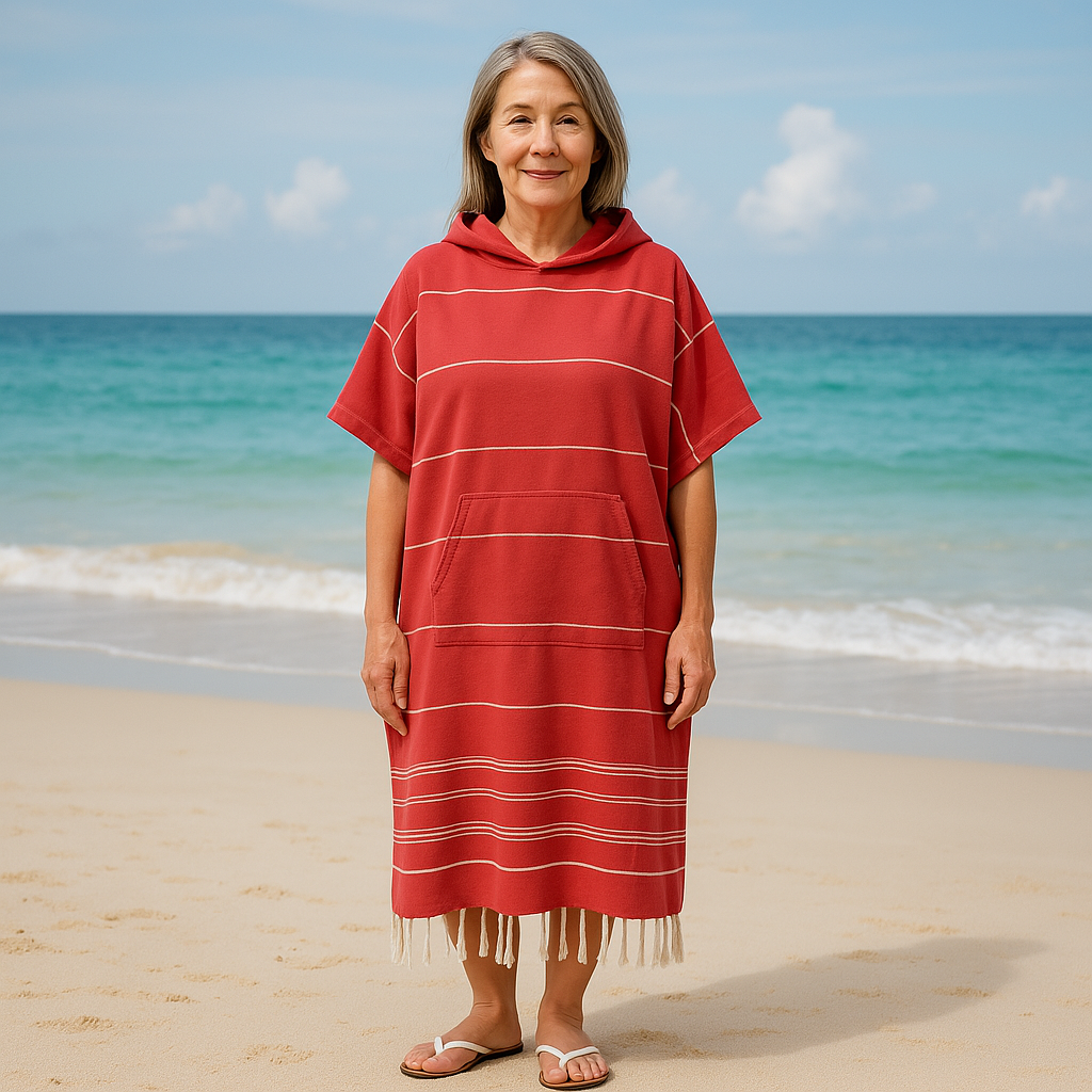 Quick-Dry Poncho Hoodie