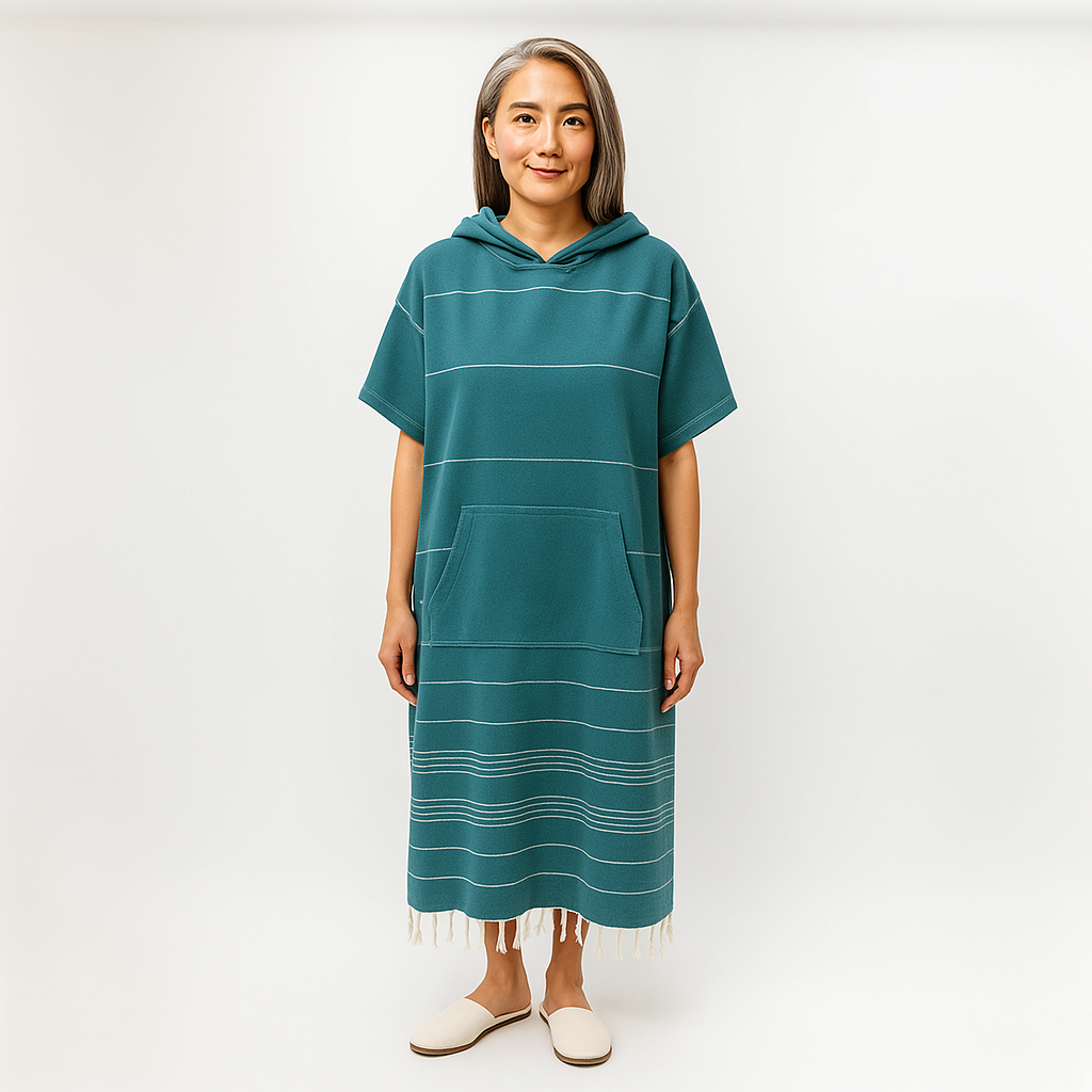 Quick-Dry Poncho Hoodie