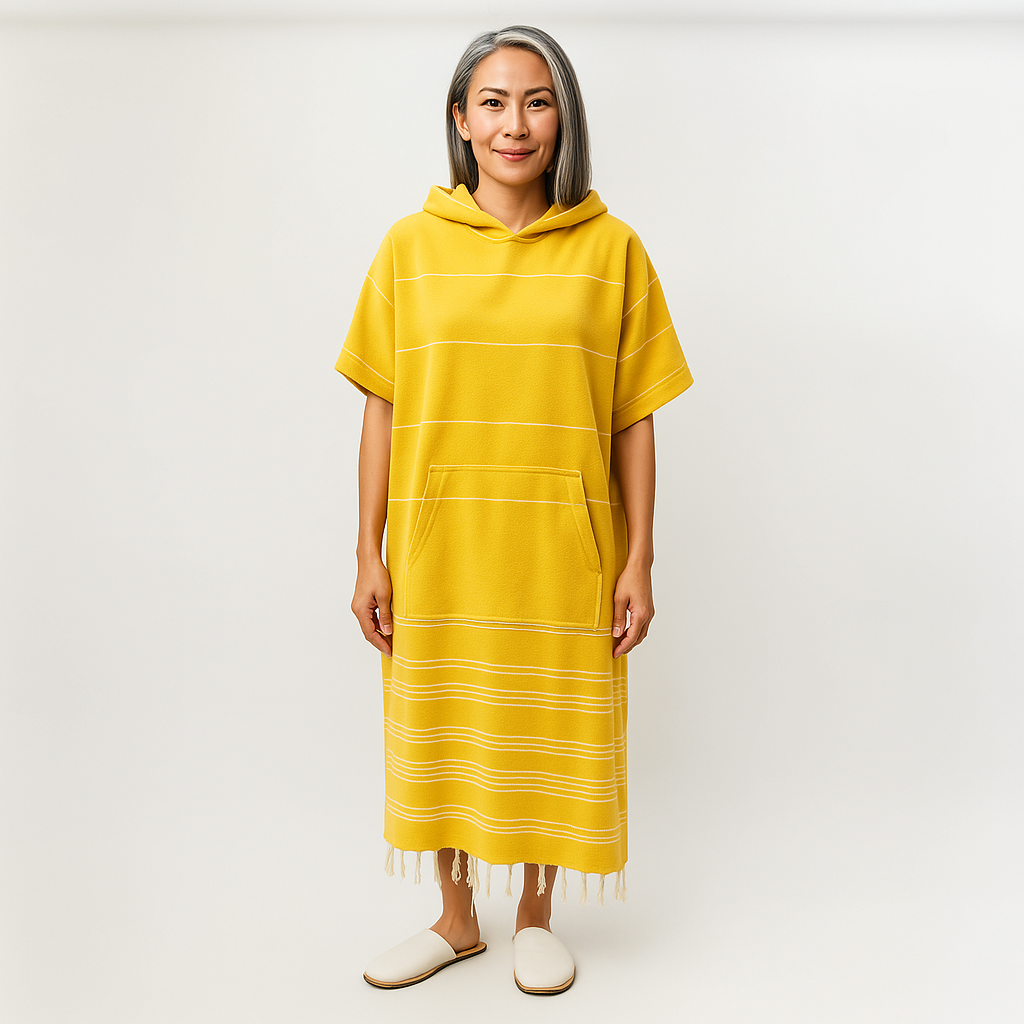 Quick-Dry Poncho Hoodie