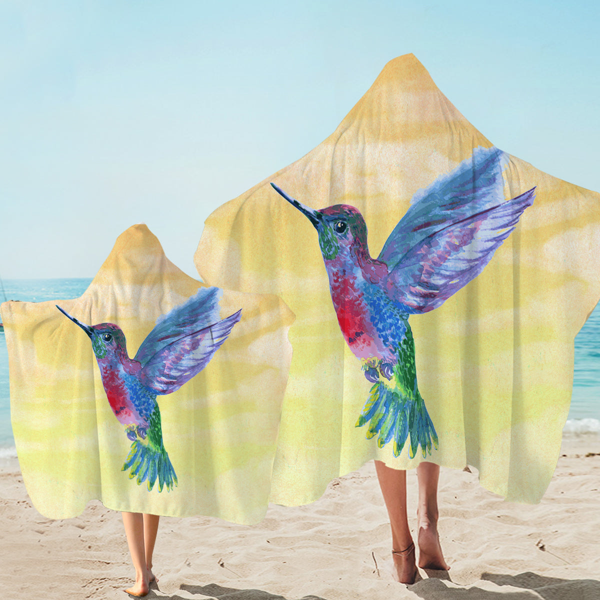 Hummingbird Hooded Towel