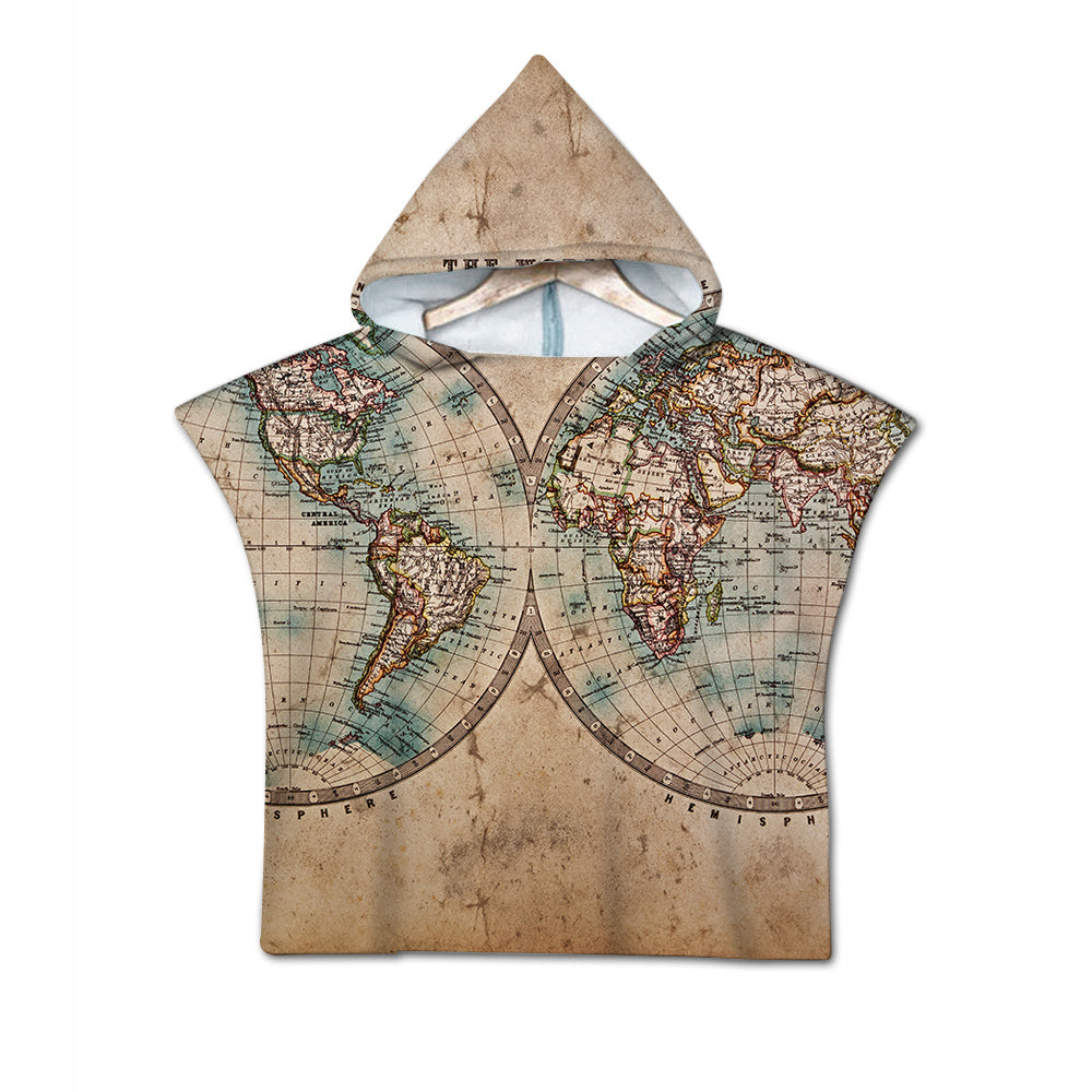 The World Quick-Dry Hooded Poncho Towel