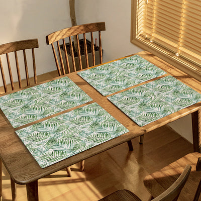 Tropical Palm Leaves Table Placemat