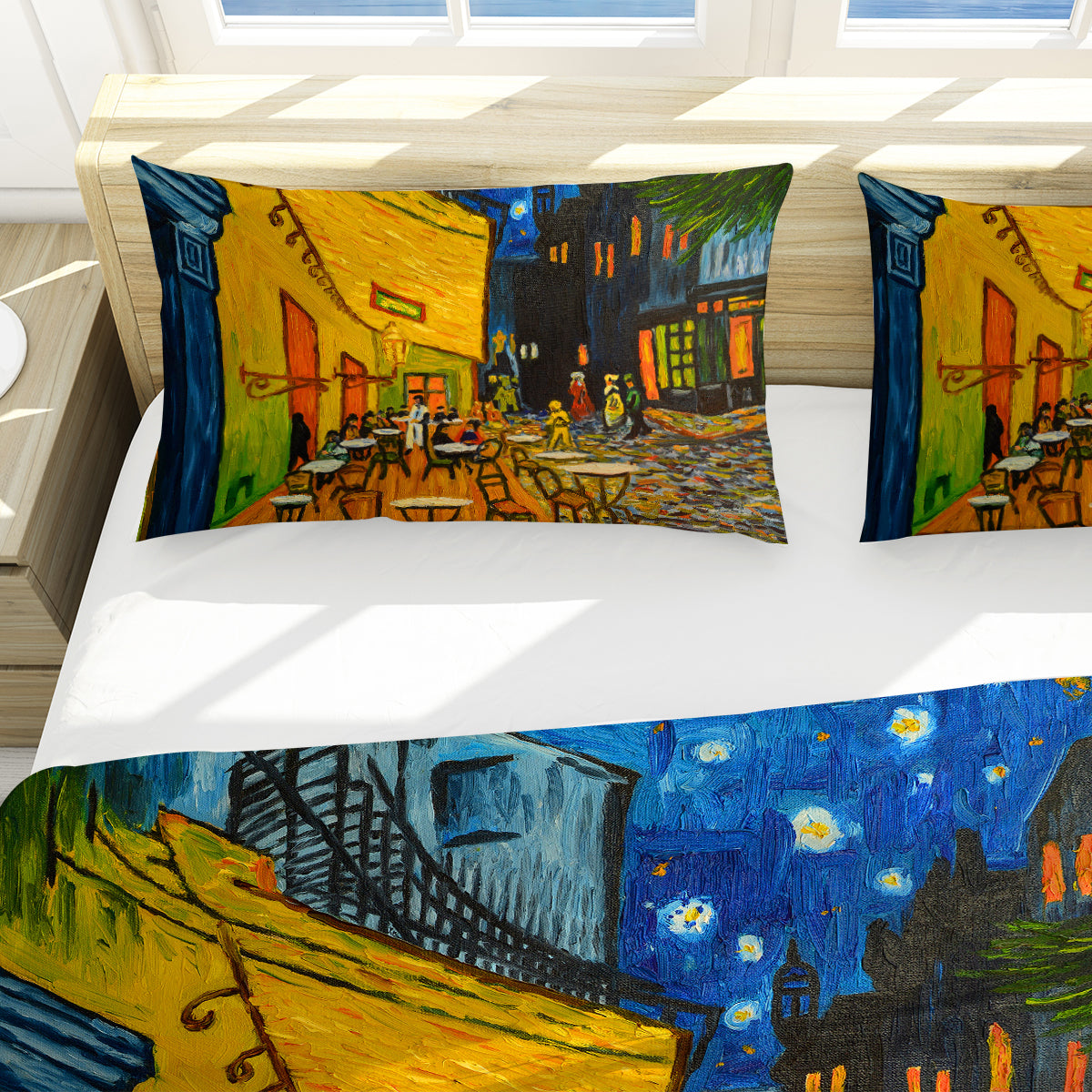 Van Gogh Cafe Terrace Reversible Bed Cover Set