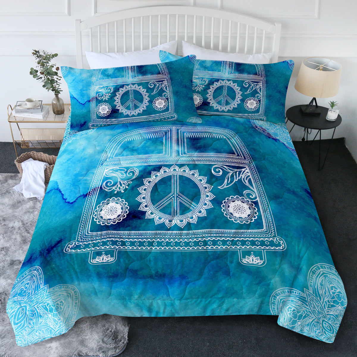 The Beach Bus Comforter Set