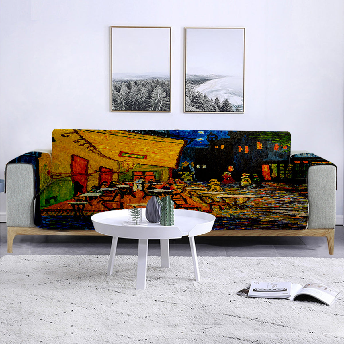 Van Gogh Cafe Terrace Sofa Cover