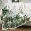 Vintage Tropical Bedspread Blanket