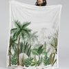 Vintage Tropical Bedspread Blanket