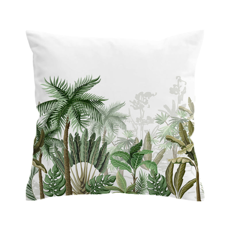 Vintage Tropical Pillow Cover