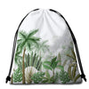 Vintage Tropical Round Beach Towel