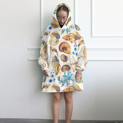 Shelly Wearable Blanket Hoodie