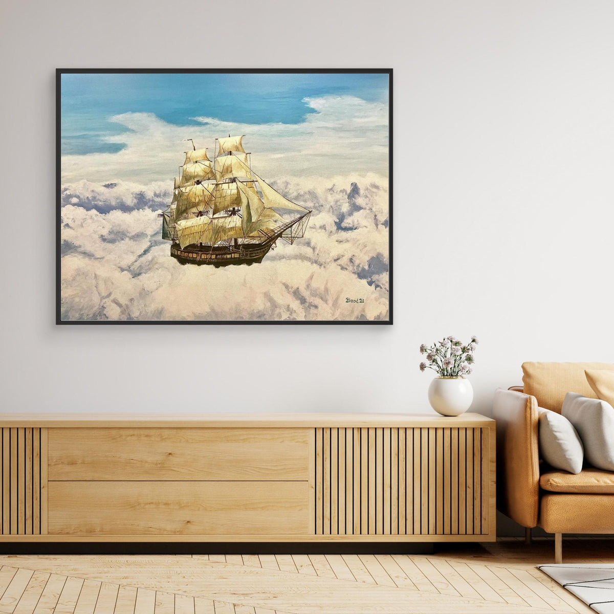 Canvas Print - Sky Sailing by Tom Blood