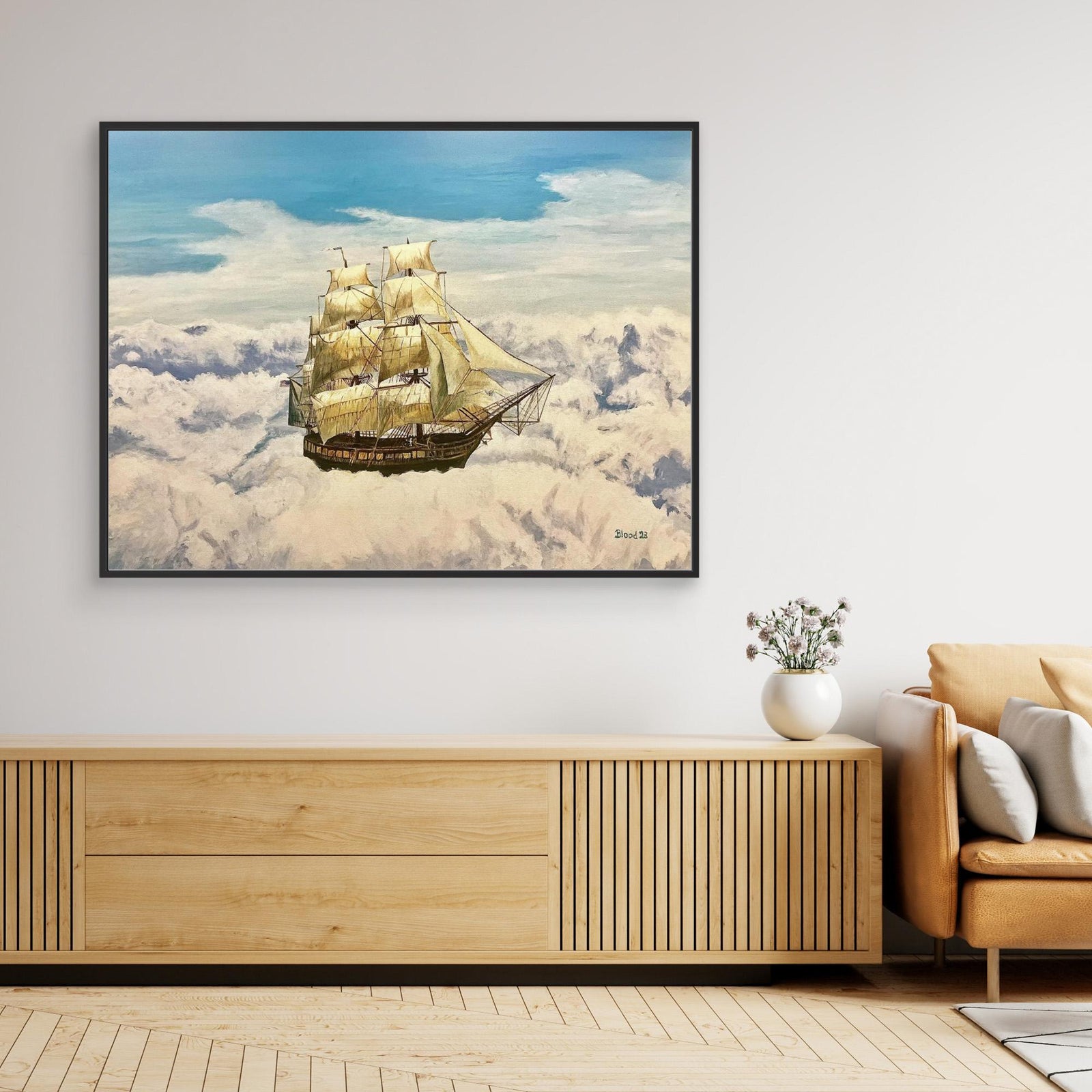 Canvas Print - Sky Sailing by Tom Blood