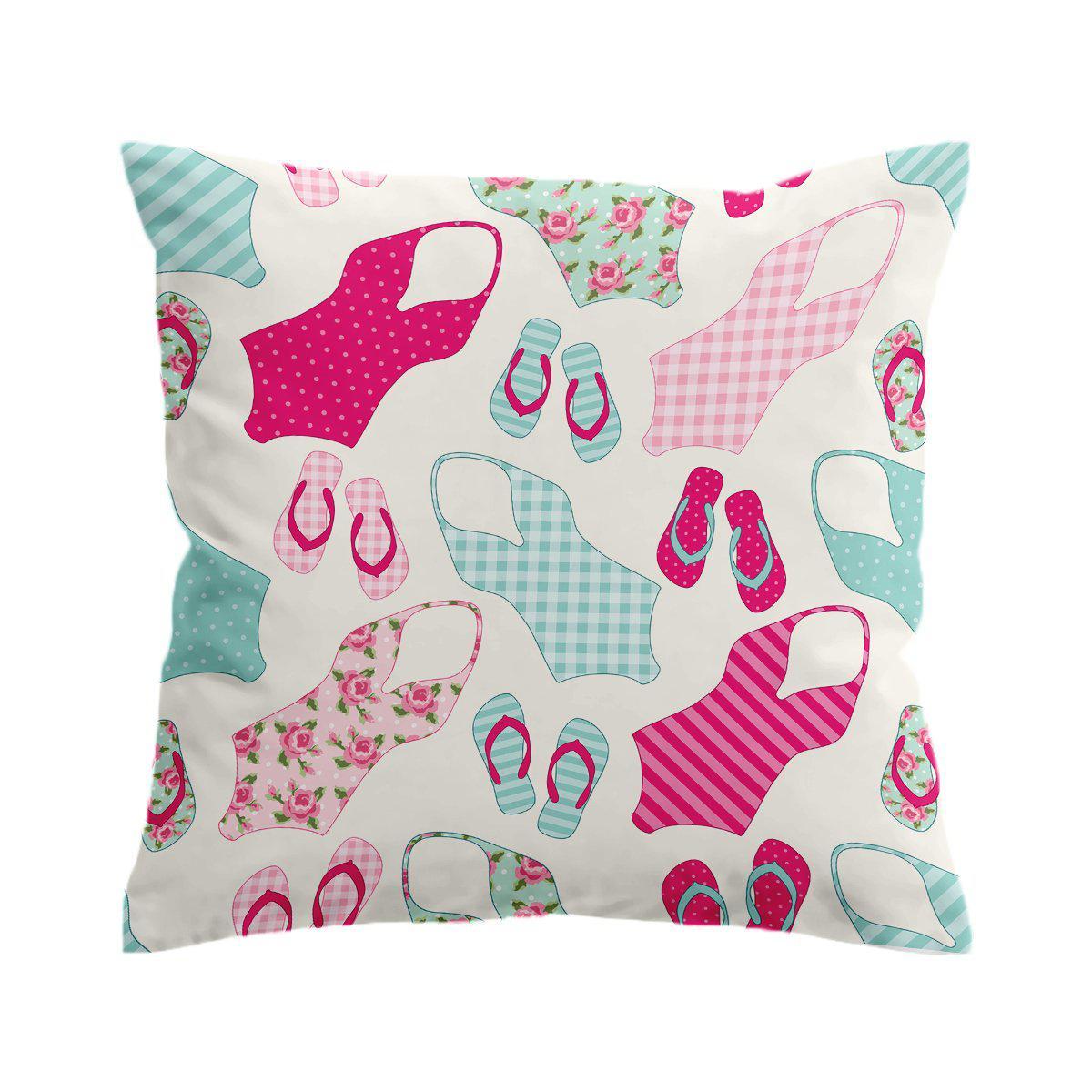 All I Need Are My Flip Flops and Swimsuits Pillow Cover