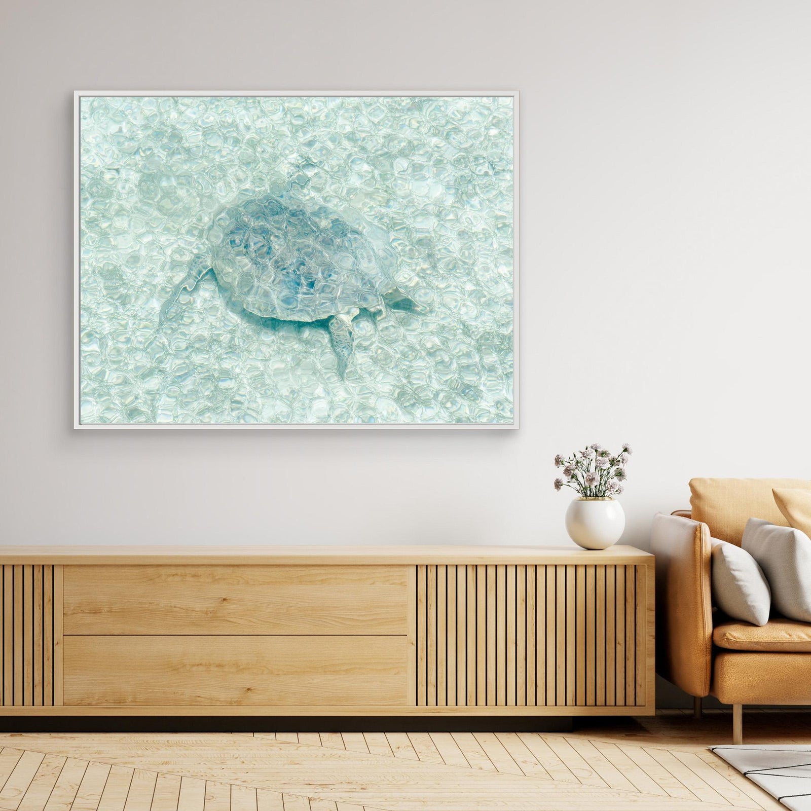 Canvas Print - Turtle Underwater by Photolovers