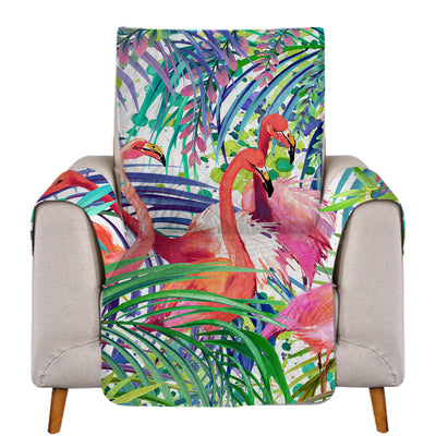 Flamingo Passion Sofa Cover