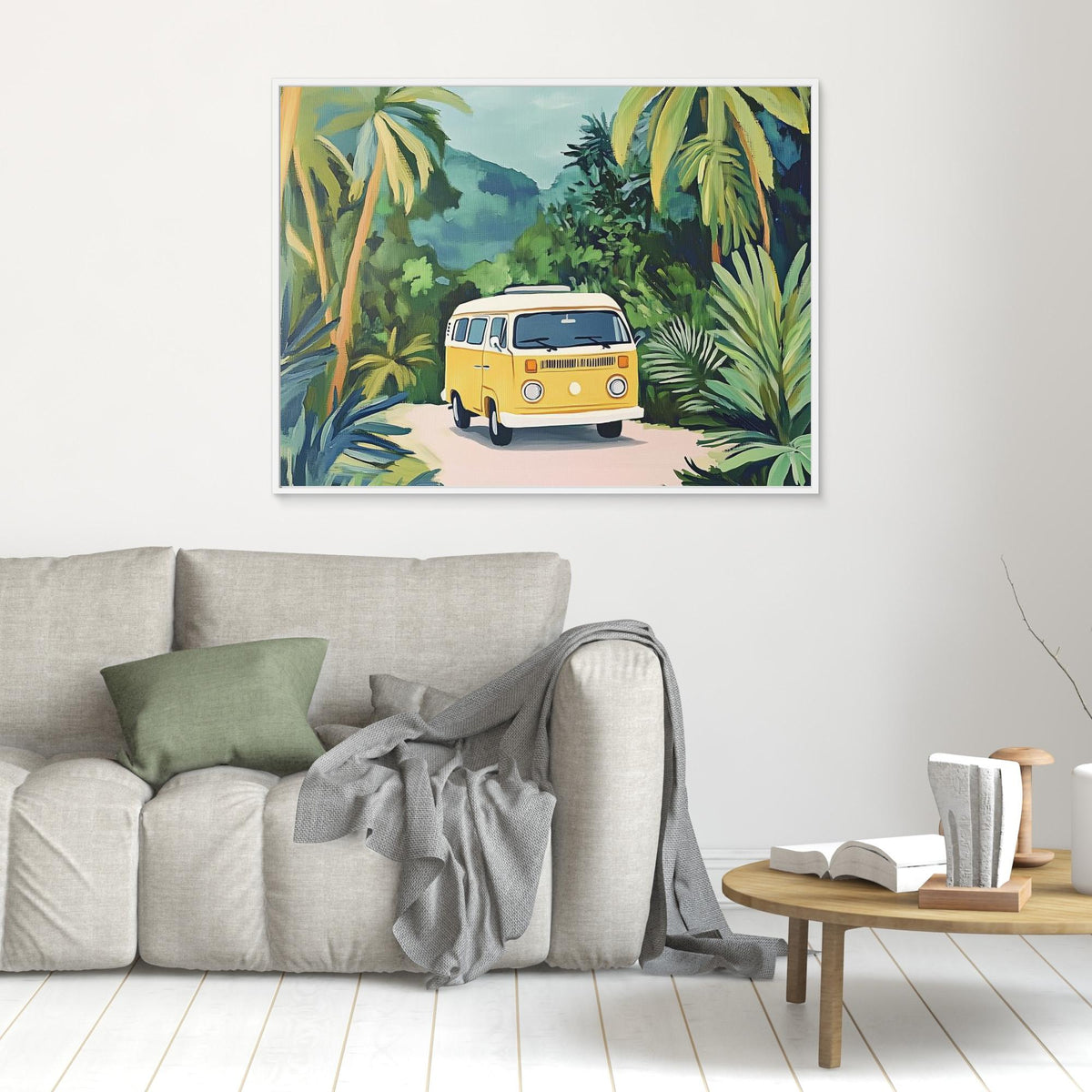 Canvas Print - Vintage Camper Van by Melloi Art Prints
