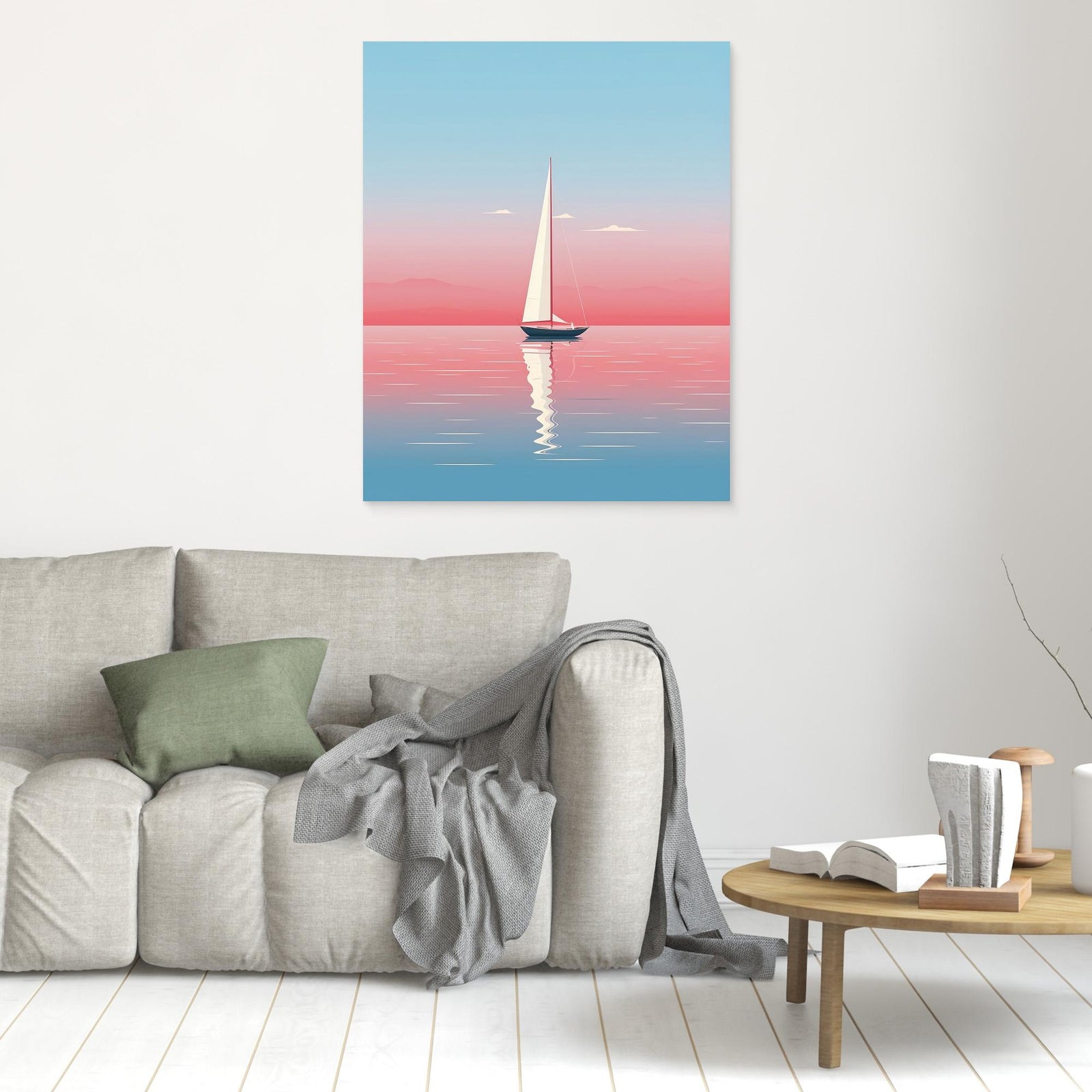 Canvas Print - Sailing In Peace by Emiliano Deificus