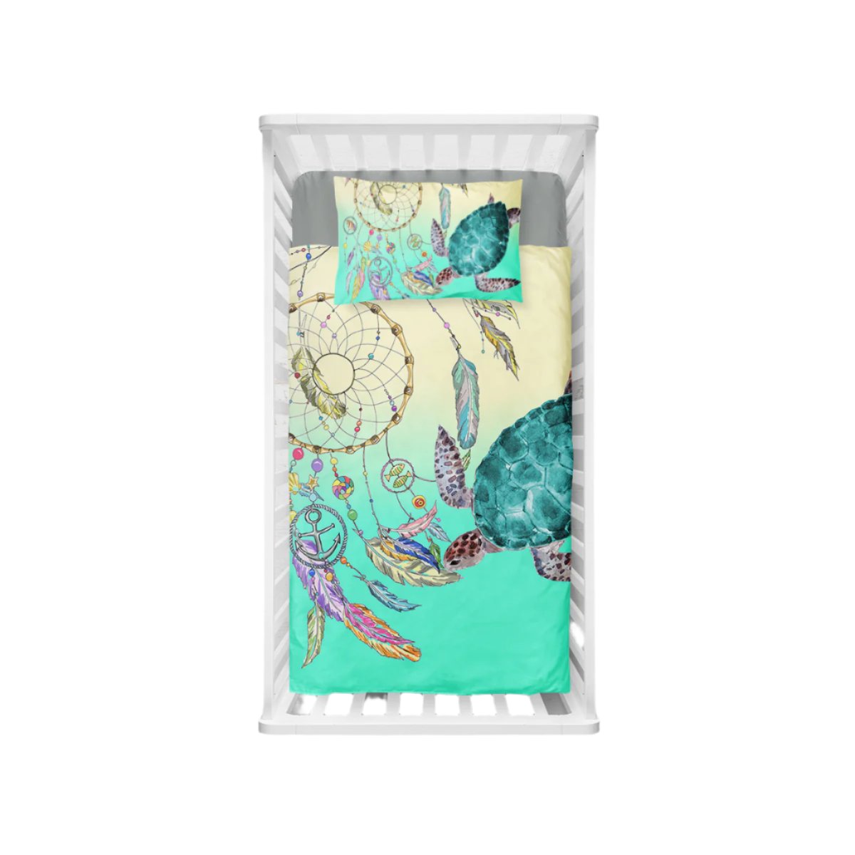 The Dreamcatcher and Sea Turtle Crib Bedding