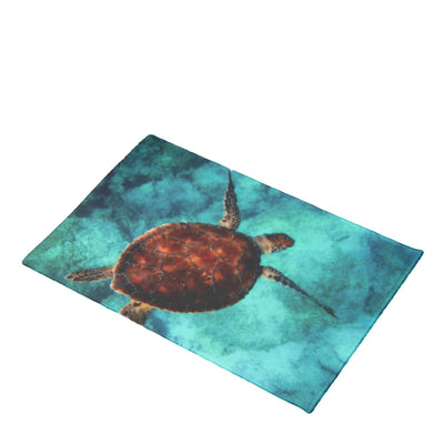 Sea Turtle Vibes Bath Mat