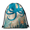 Octopus Love Round Beach Towel