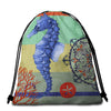 Seahorse Passion Round Beach Towel