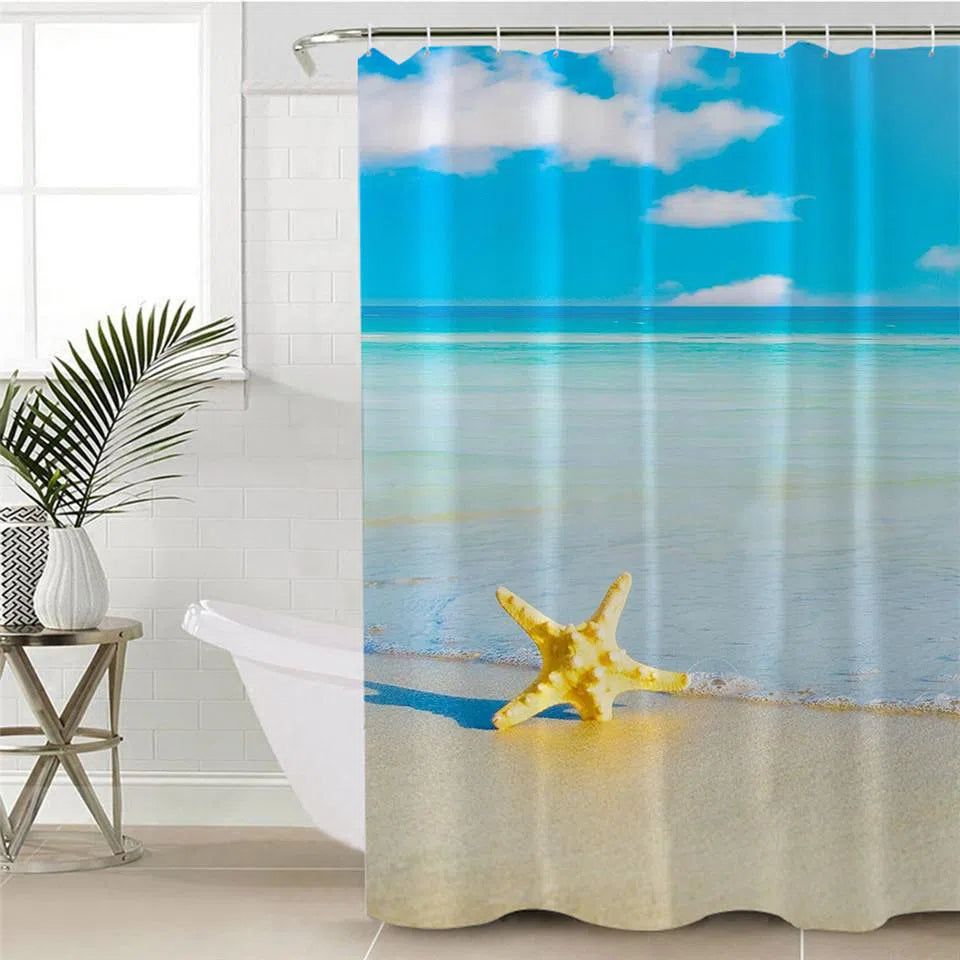 Beach Please Shower Curtain