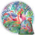 Flamingo Passion Round Beach Towel