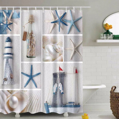 Beachy Bath Shower Curtain