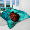 Sea Turtle Vibes Reversible Bedcover Set