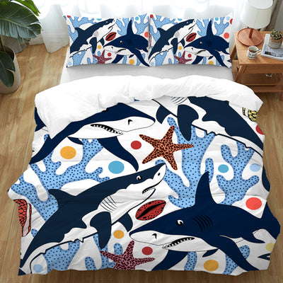 Sassy Sharks Bedding Set