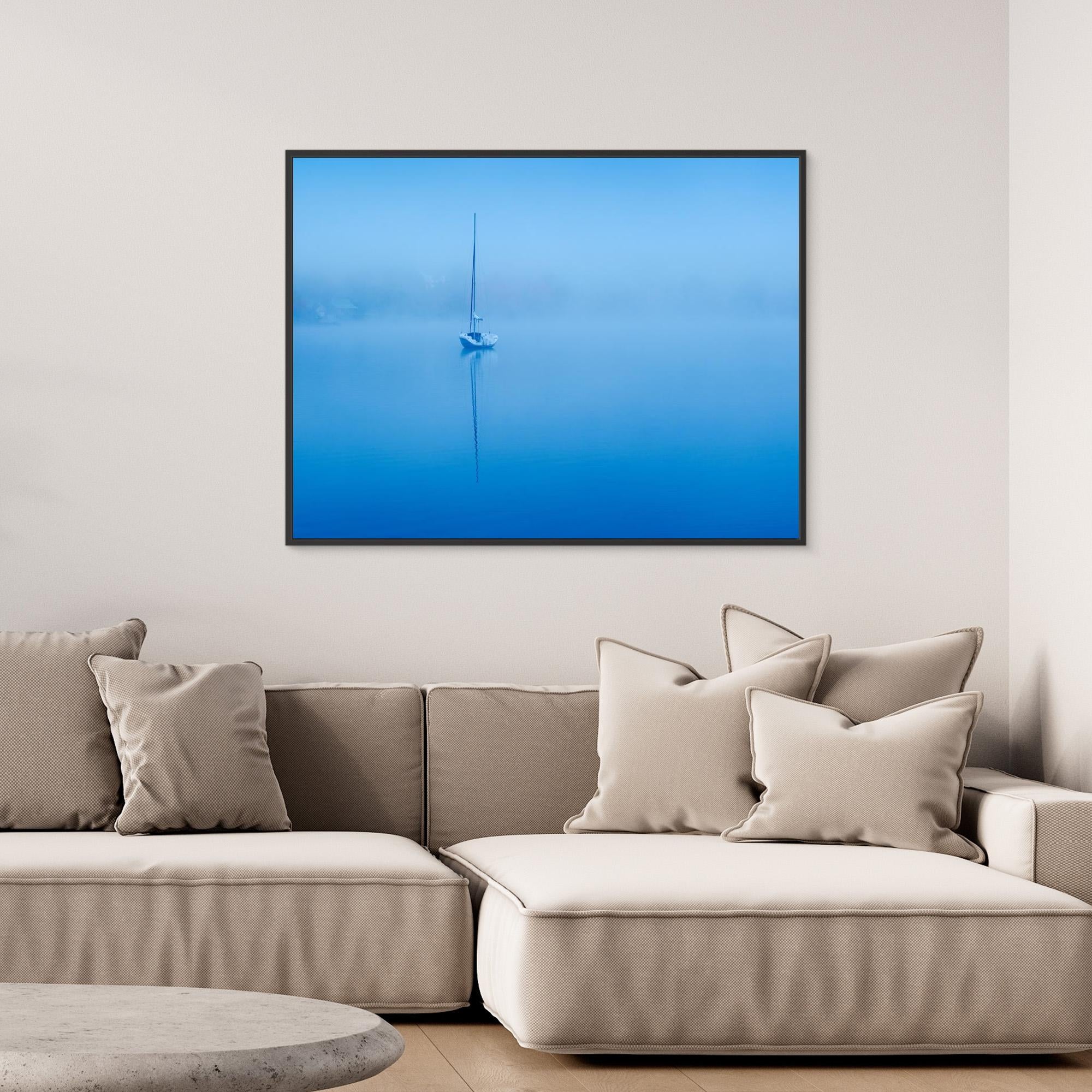 Canvas Print - Peaceful Blue Morning by David H Yang
