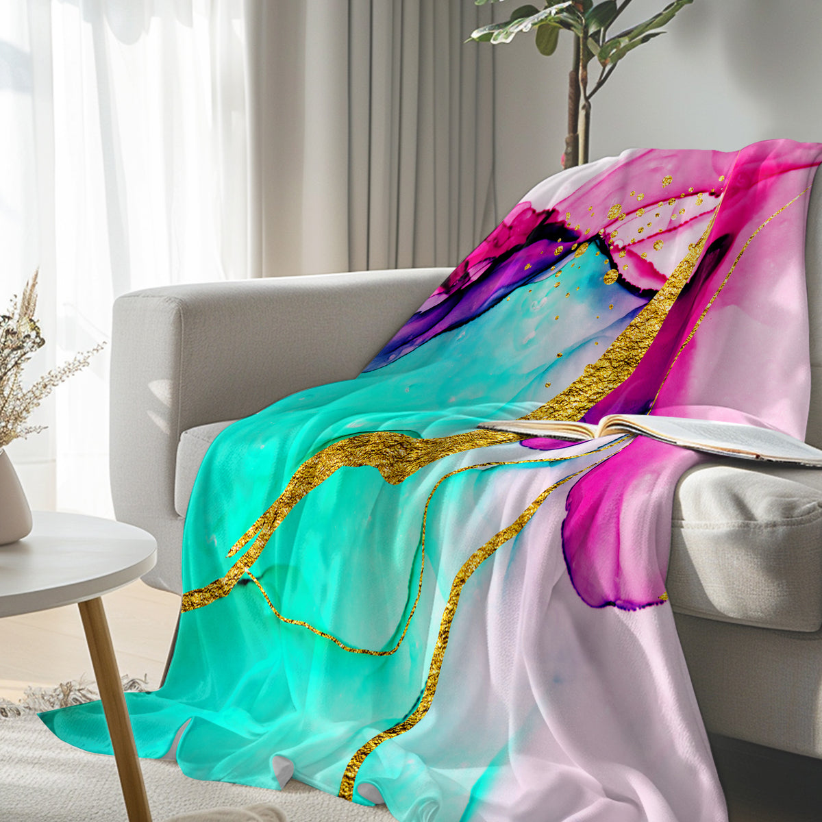 Anse Source d&#39;Argent Flannel Fleece Blanket