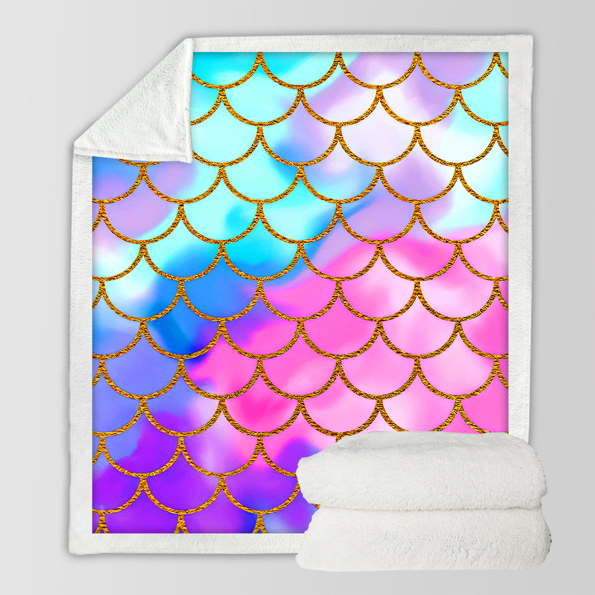 Mermaid Passion Soft Sherpa Blanket