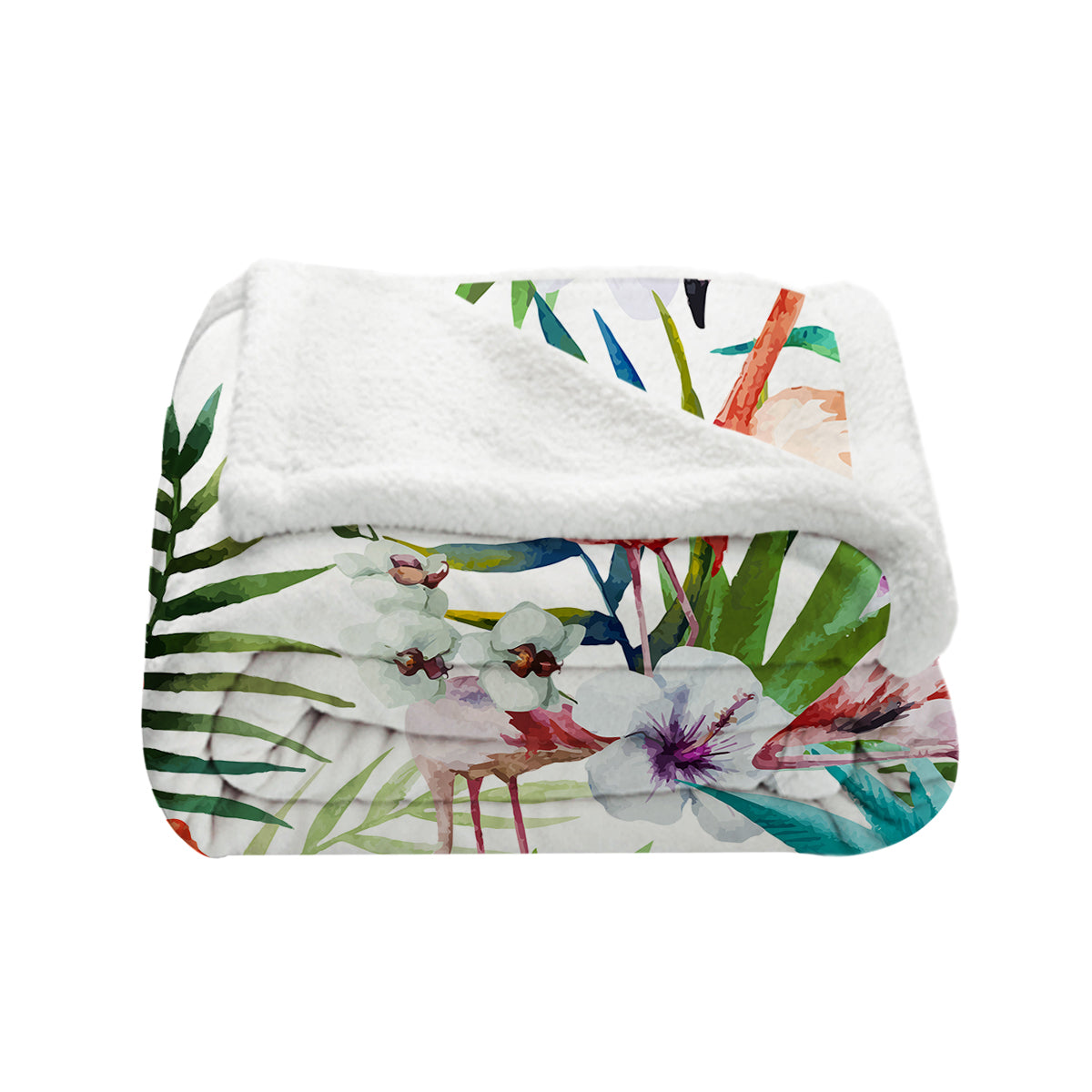Flamingo Tropics Bedspread Blanket