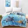 Golden Sea Turtle Bay Bedspread Blanket