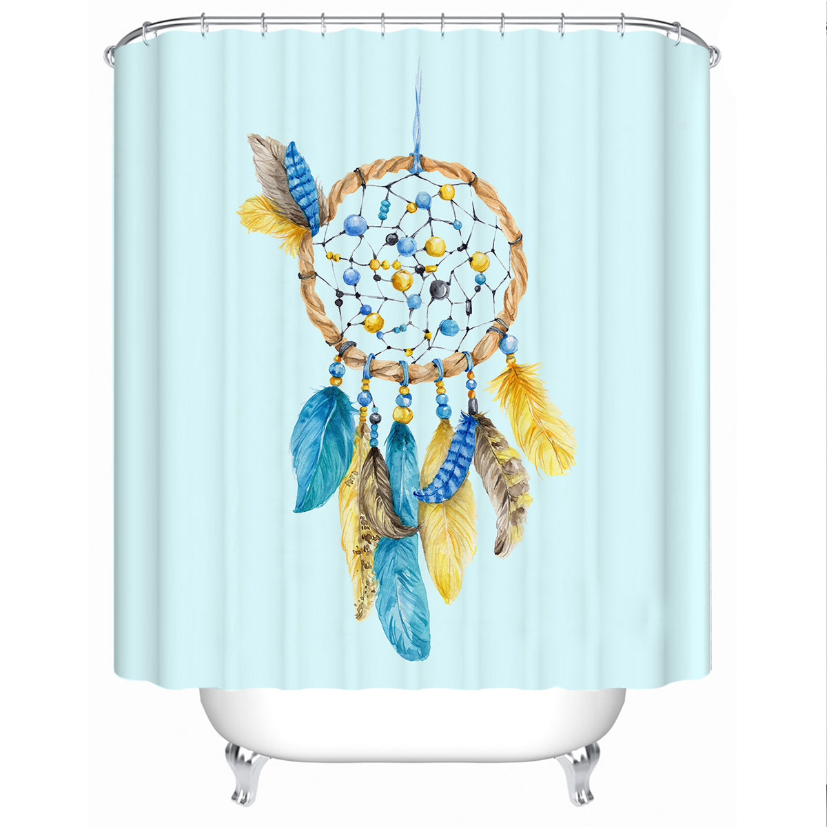 Dreams of Blue Shower Curtain