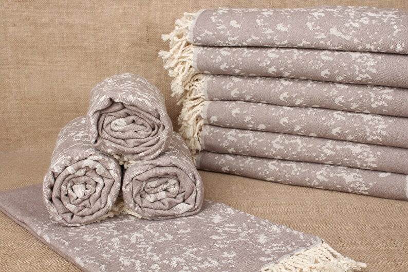 The Original Brown Turkish Turtle Beach Towel