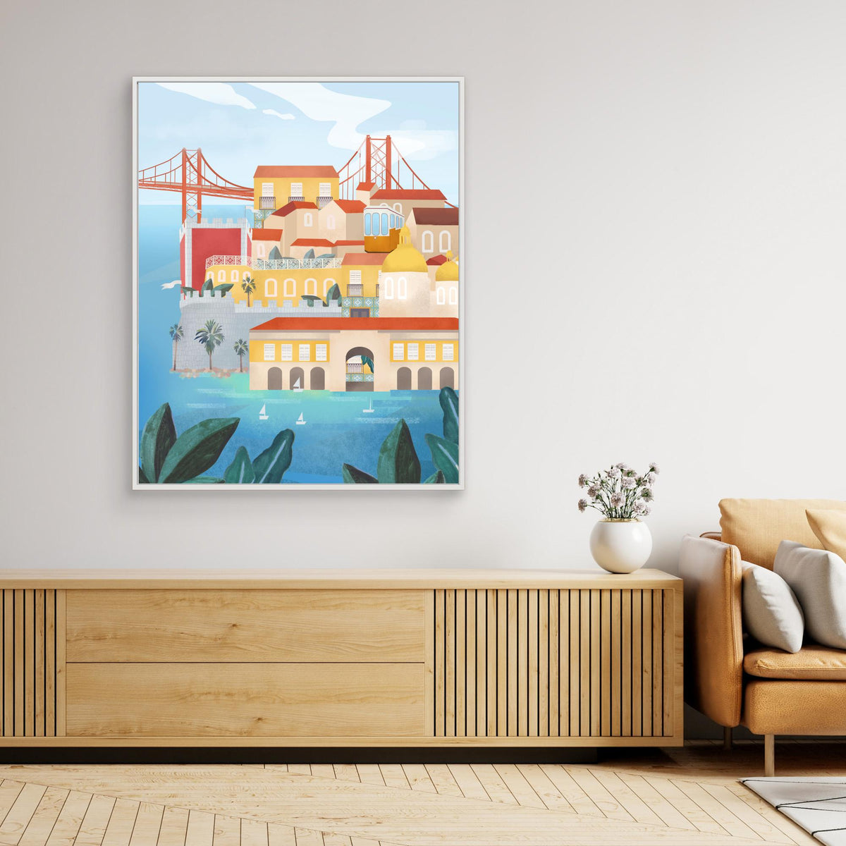 Canvas Print - Lisbon by Petra Lizde