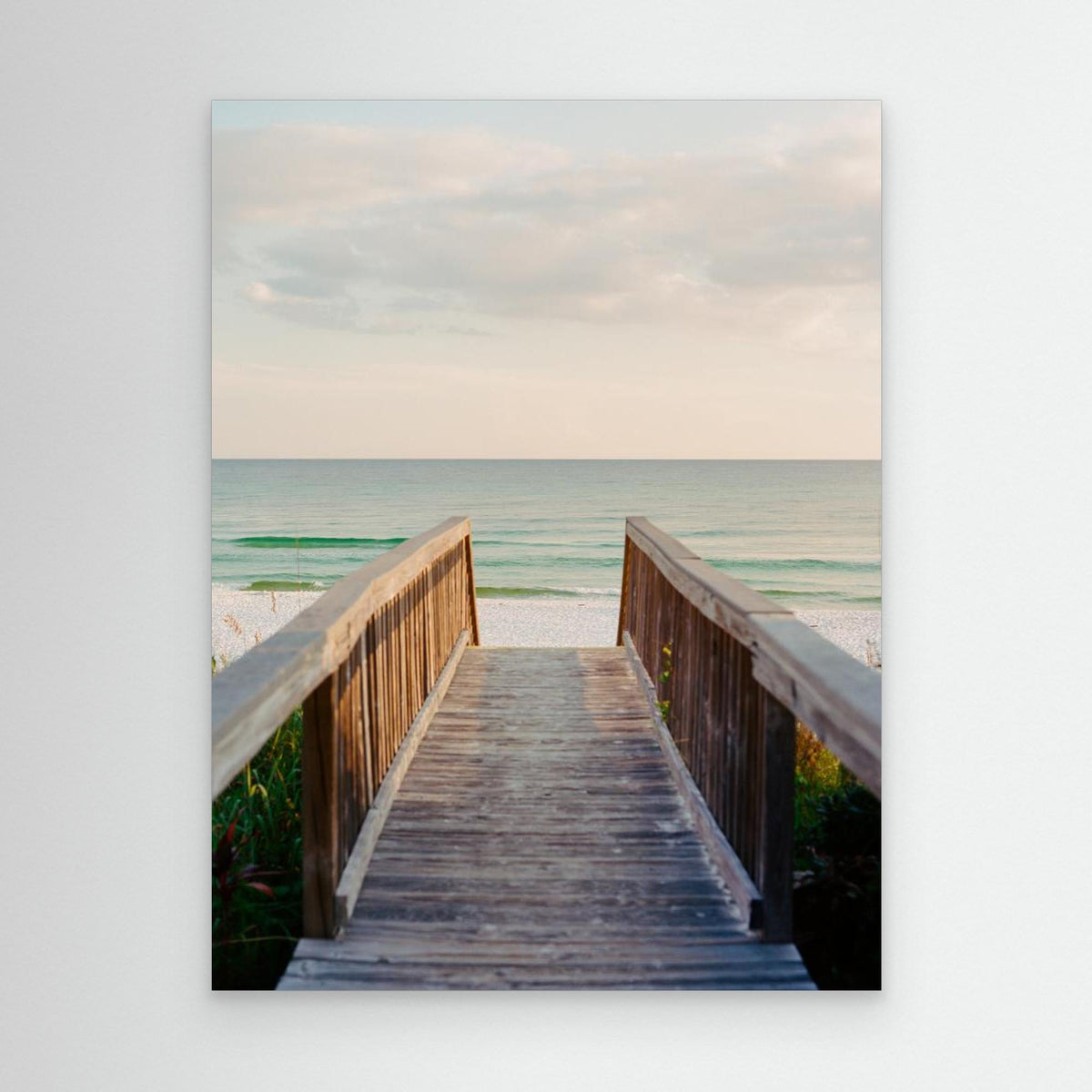 Canvas Print - Pastel Ocean Sunset VIII by Bethany Young