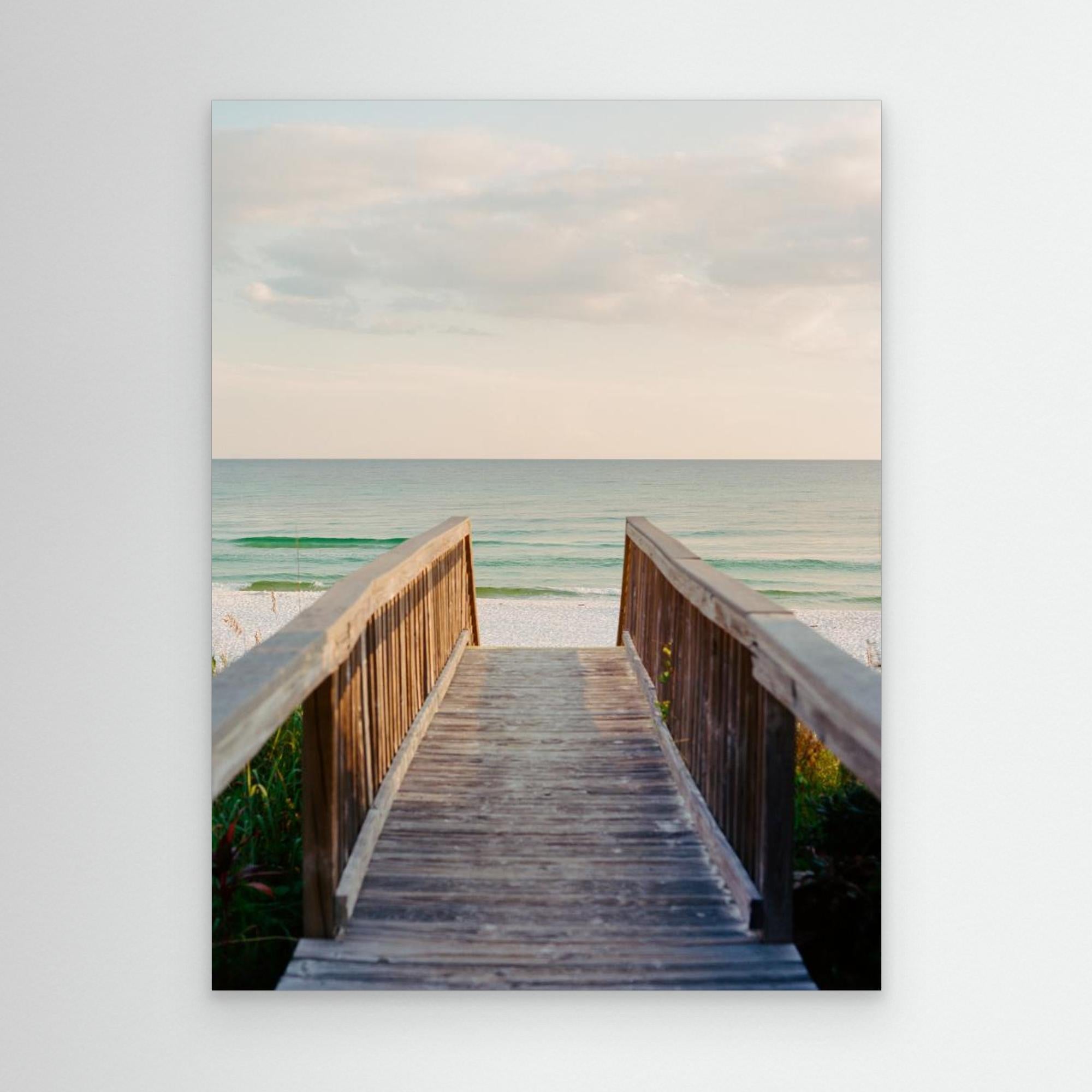 Canvas Print - Pastel Ocean Sunset VIII by Bethany Young