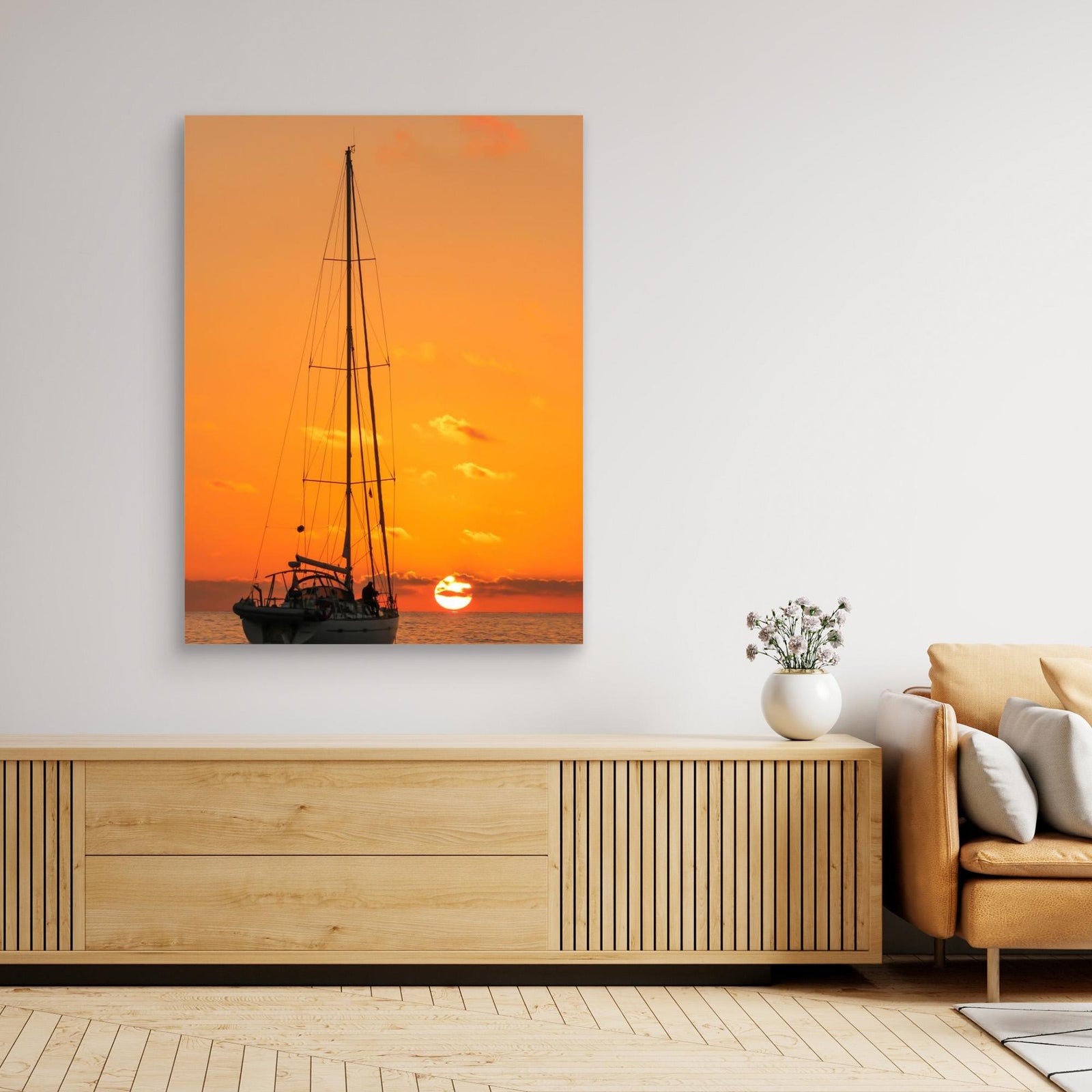 Canvas Print - The Last Sunset. by Adrian Tudose