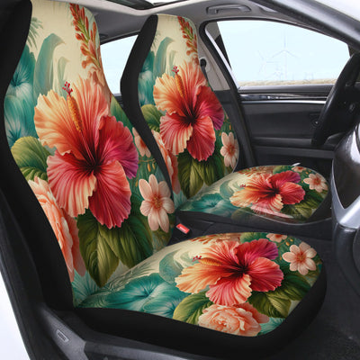 Hibiscus Flower Car Seat Cover