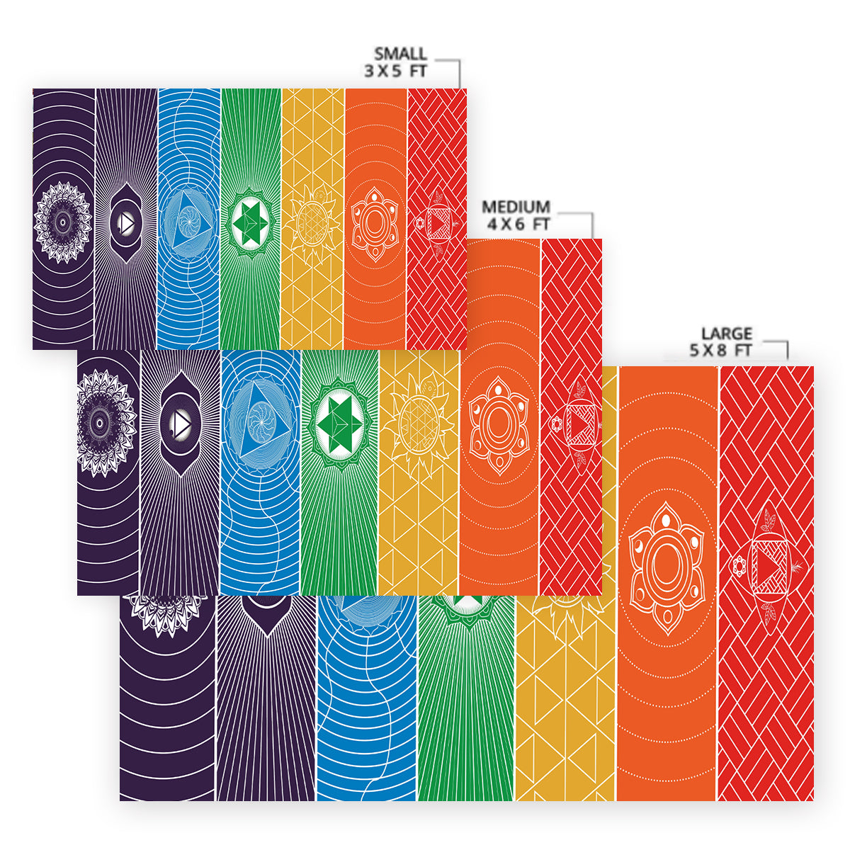 Chakra Yoga Area Rug
