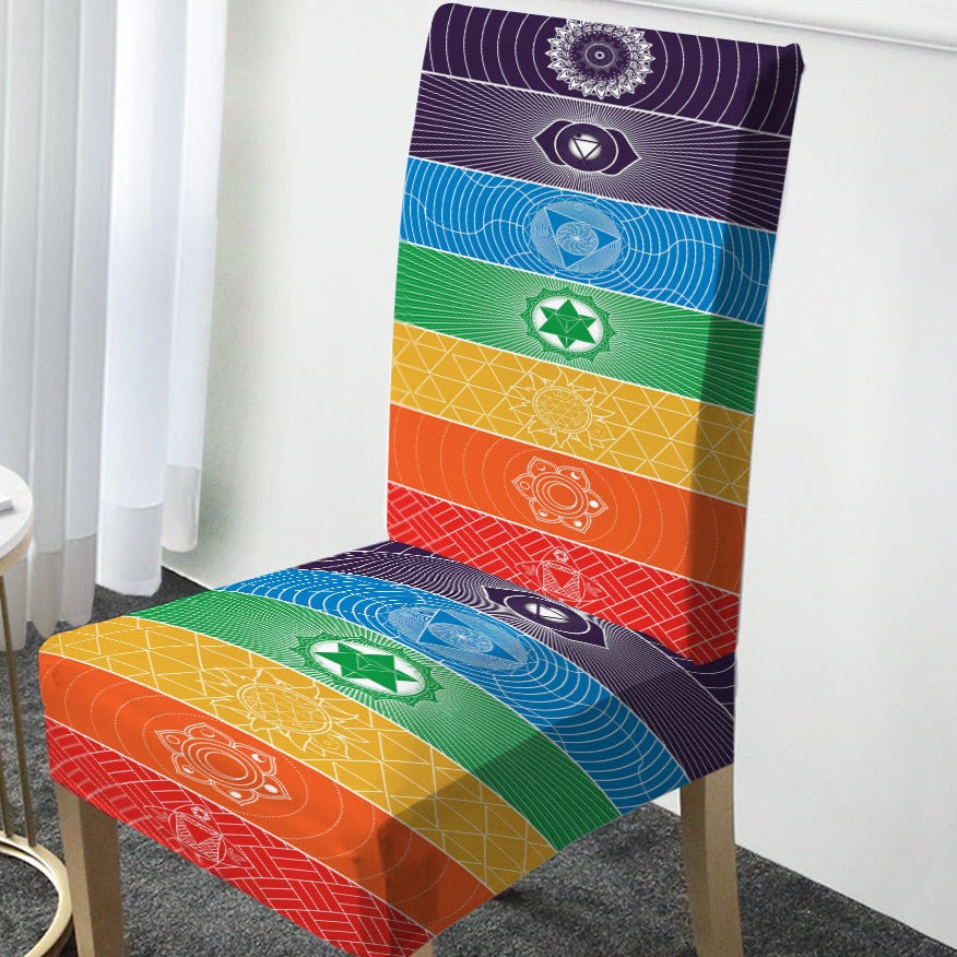 Chakra Yoga Chair Cover