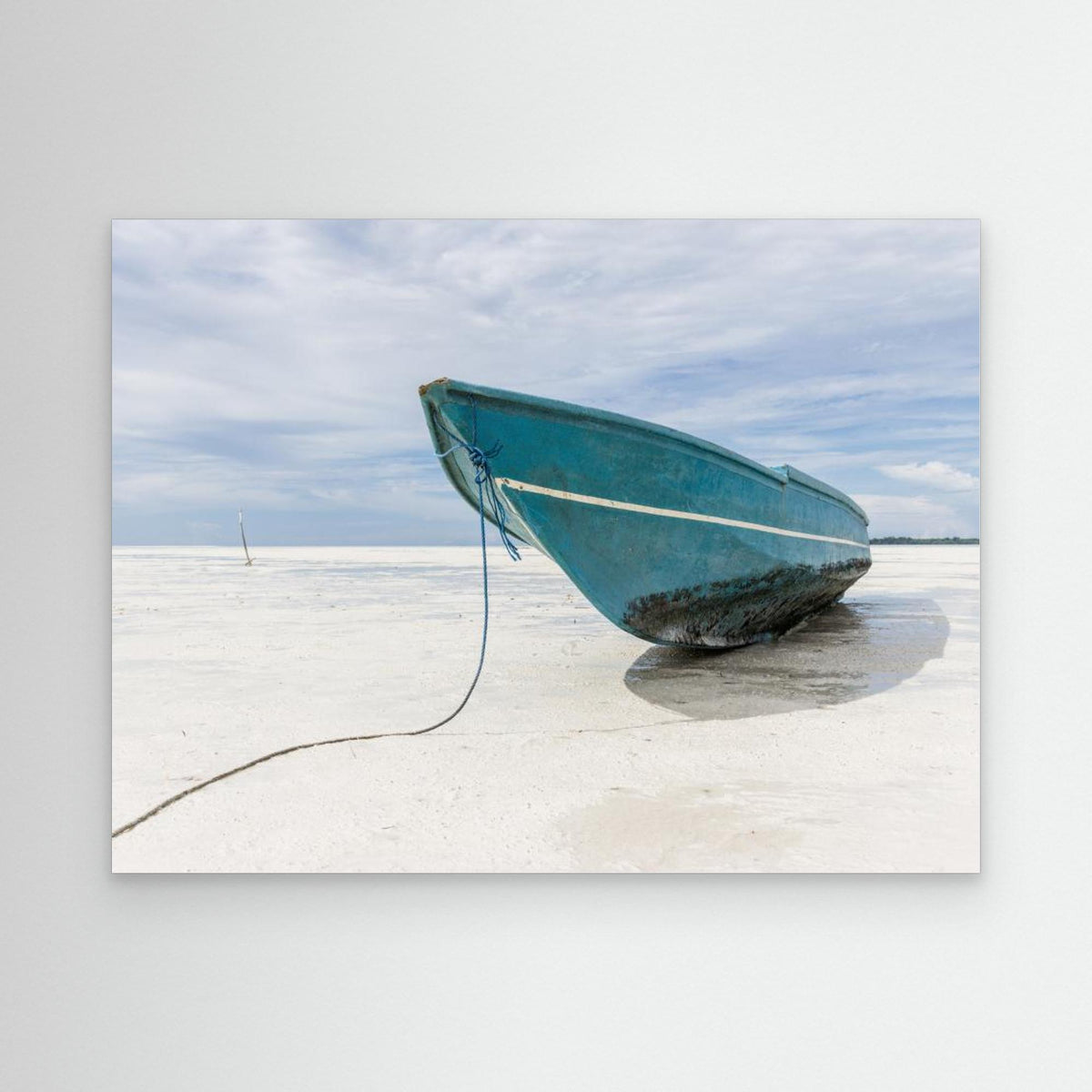 Canvas Print - Boat at the Beach by Photolovers