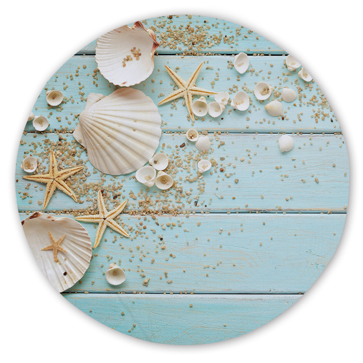 Coastal Round Area Rug