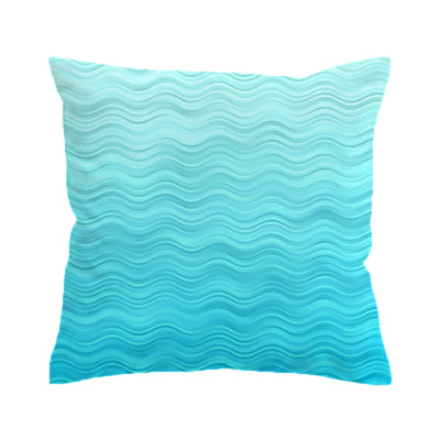 Waves of Blue Couch Cover