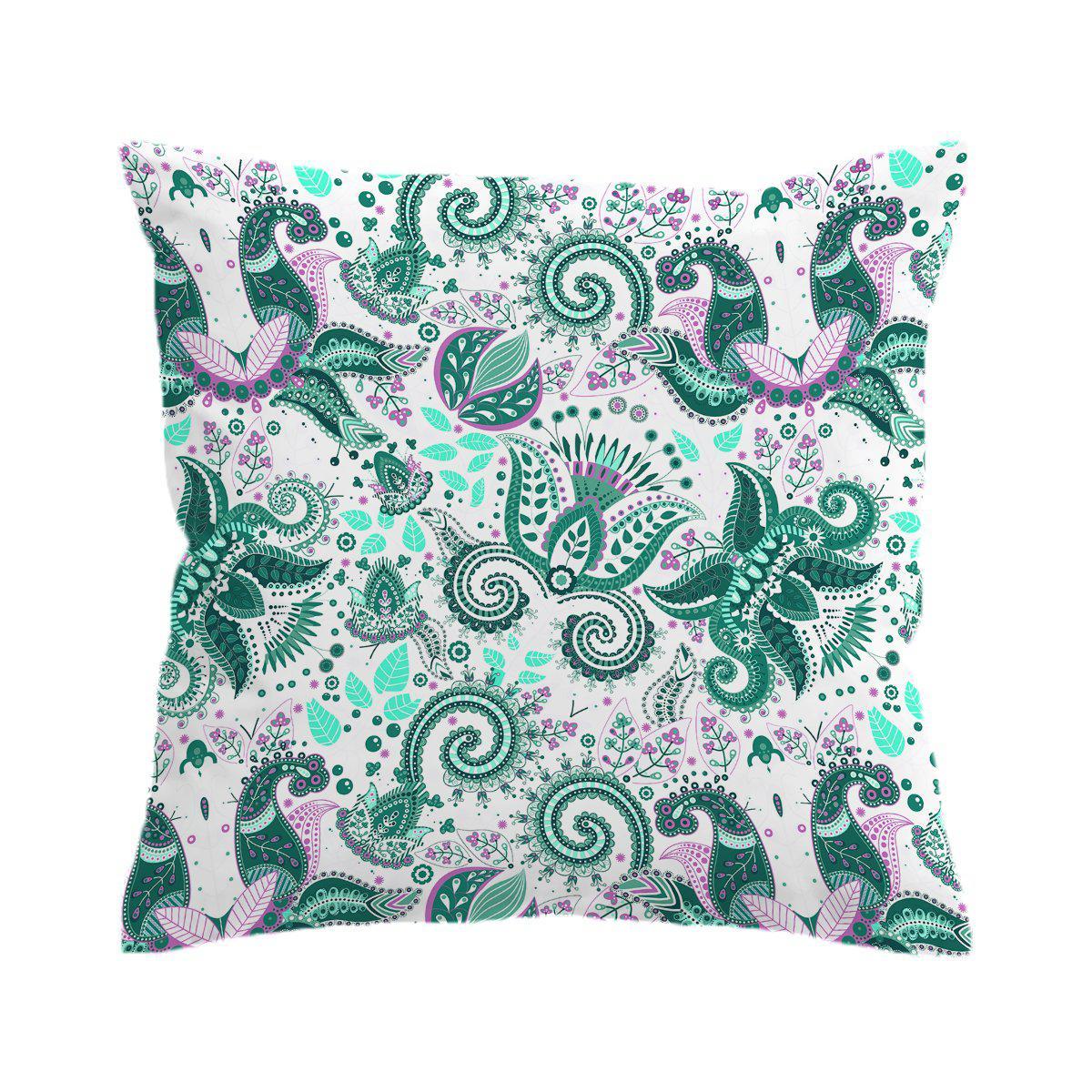 Coastal Paisley Pillow Cover